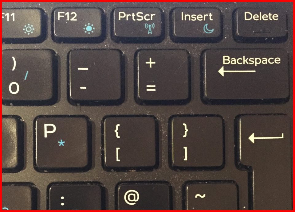 The Power of the backspace key – revisited | Iforg Limited